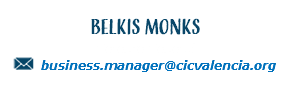 Belkis Monks Gerente General ﷯ business.manager@cicvalencia.org