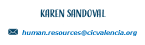 Karen Sandoval Recursos Humanos & Servicios Educativos ﷯ human.resources@cicvalencia.org